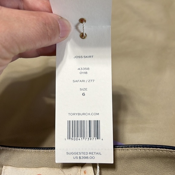 Tory Burch leather waist utility joss skirt - Picture 8 of 11